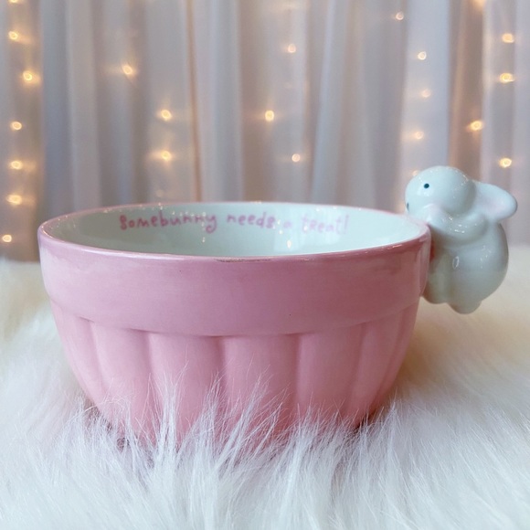 Hallmark Other - Pastel Pink Hallmark Bunny Bowl 🐇